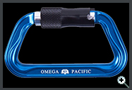 Omega Pacific Standard D Quick Lock Carabiner