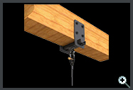 Wood Beam Anchor Clamp