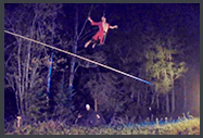 Cirque Aerial Bungee Slackline Choreography